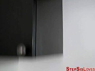 this stepteen takes big cock doggystyle pov