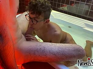 Married Man Eats Insatiable Twink in Hotel Motel.