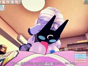 kindred bangs her favorite prey in wild action!