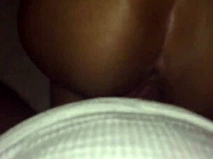 The petite teen gets a creampie in reality.