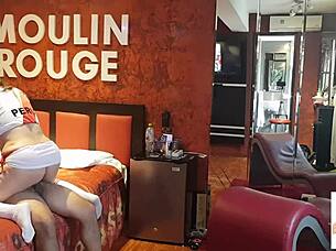 Peruvian couple plays their hardcore game in the hotel room.