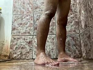 Sexy ebony teen reaches intense orgasm from hardcore handjob.