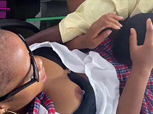 Big Cock Teacher Licks Teen Pussy Before Fucking