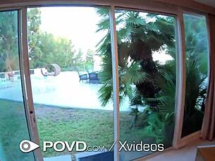 Watch this POVD intense fuck with my gf's oozing creampie