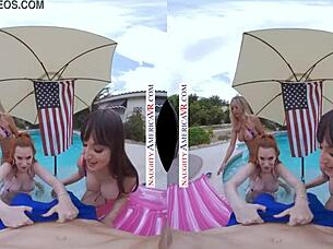 Naughty 4th july with madelyn madison lexi