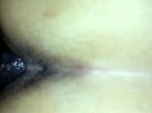 White milf gives pussy and ass to black stud!