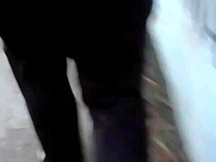 Latina Culona Gets Groped And Cumshot From Behind In Voyeur Scene