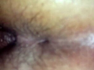 White milf gives pussy and ass to black stud!