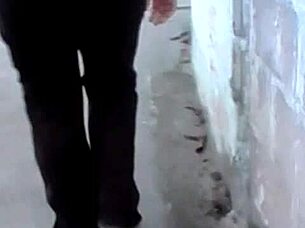 Latina Culona Gets Groped And Cumshot From Behind In Voyeur Scene