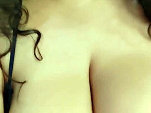 I cum on my sister-in-law's huge tits