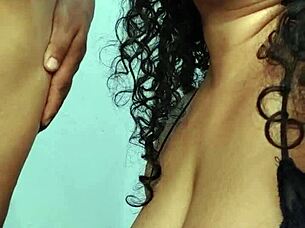 I cum on my sister-in-law's huge tits