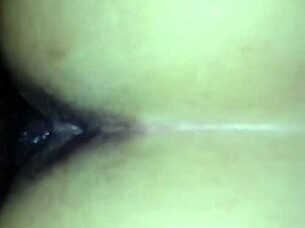 White milf gives pussy and ass to black stud!