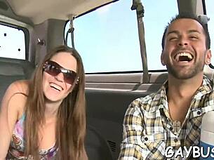 Detailed homosexual sex scene featuring manhub in intense gay action