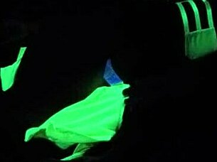 Dayanara experiences emotional black light POV sex.