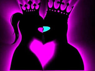 Wow, the sexy ebony queen and huge bbc king cum together!