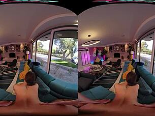 April olsen grips your cock in vrhush scene