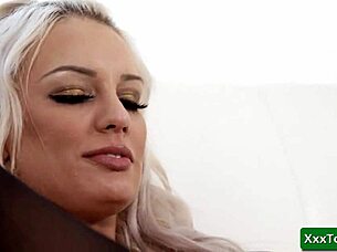 Blonde mommy kenzie taylor gives blowjobs to jake adams with pleasure