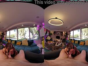 April olsen grips your cock in vrhush scene