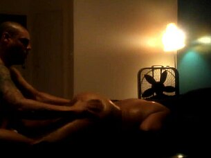 why is my latina wife getting a big ass massage?