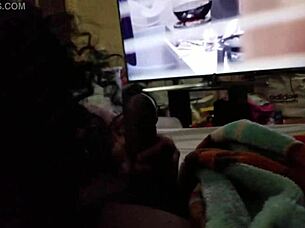 Bbw Latina Sucks Cock Deep in Early Morning Blowjob, Wow!