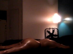 why is my latina wife getting a big ass massage?