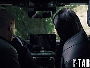 Dana Vespoli and Oliver Flynn in family's final salute scene.