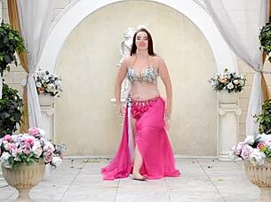 Cute Russian belly dancer