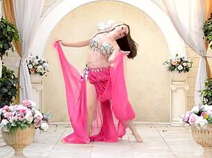 Cute Russian belly dancer