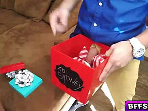 Sexy teens enjoy hot holiday group fuck with blowjobs