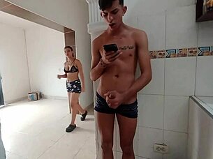 New Stepsister Visits Catches Me Masturbating Promises Everything Hot Colombian