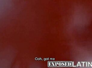 my busty latina neighbur is a webcammer and she ask for help with her big tits