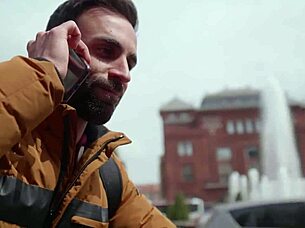 Mature landlady gets intense doggystyle fucking with big tits and ass bent over