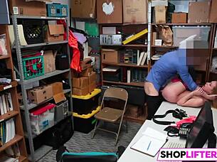 Foxy Sweety Alexy Gets Intensely Fucked by the Officer in the Shop