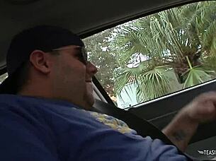 Blonde Vixen Riding Hard in Cowgirl Position.