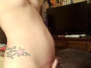 mary pedes is tied up and can't resist cumming down her pretty legs while husband watches