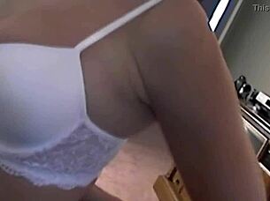 Girlfriend Rubs Dick In Her Face?