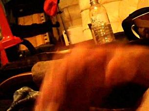 Boyfriend playing with his cock and friend