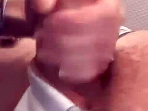 Blonde Amateur Blowjob in Toilet