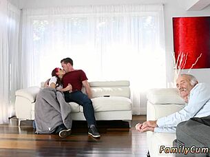 midnight sex hidden camera during scary movies with stepbro, involving big cock and hardcore action