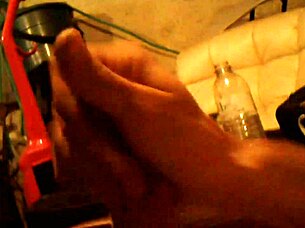 Boyfriend playing with his cock and friend