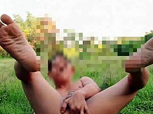 Myanmar gay friends enjoy outdoor nature walk