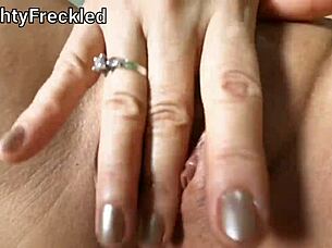 milf masturbates in casting