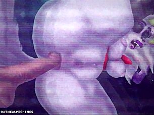 Roxy takes on a wild ride with intense anal action in this animated scene.