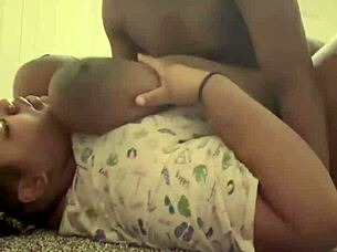 Ebony BBW demanded I fuck her hard after a long day at work!