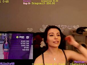 Alinity performs a captivating dance showcasing her graceful moves