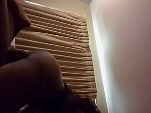 black bubble butt rides my dick. how does it feel?