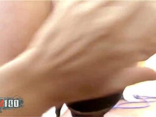 i'm a teen with big tits giving outdoor blowjob in casting