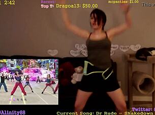 Alinity performs a captivating dance showcasing her graceful moves