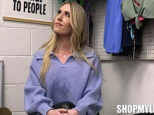 Uncooperative Thief Sarah Taylor Gets HARD FUCKED