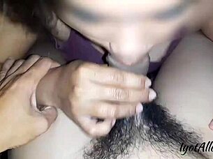 horny filipina babe swallows insan's big cock